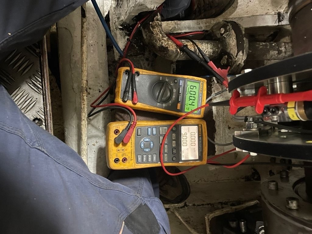 Shaft measurement test